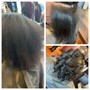 Natural Hair Silk press