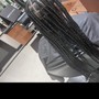 Medium Knotless Braids