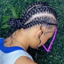 Straight Backs (4 to 8 braids)