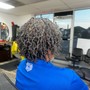 Extended loc twist mid back length