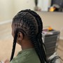 Large Knotless Braids