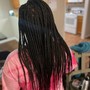 Takedown box braids