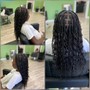 Girl's Midback Small Knotless Braids