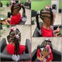 Girl's Three Ponytails (Medium)