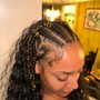 Medium Goddess knotless plaits