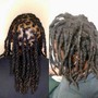 Box Braids on Slight Fade – Shoulder Length or Shorter