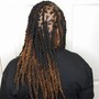 Loc Retwist on Slight Fade - Shoulder Length or Shorter