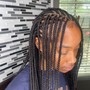 Faux locs bob