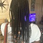 Box Braids Touch Up front