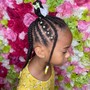 small braided ponytail