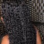 Medium knotless braids