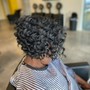 Perm Rods on relaxed hair