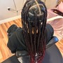 Large knotless braids