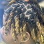 Loc Retwist (Above Ear/Top of Head)