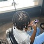 Loc Retwist (Above Ear/Top of Head)