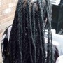 Loc Retwist (Crown, shorter than shoulder length)