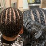 2-4 Cornrows