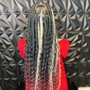 Large Knotless Braids