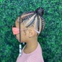 Cornrow Front, Individual Back