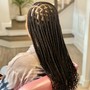 Goddess Knotless Braids with Synthetic Hair