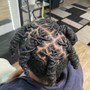 Natural hair Two-strand  Twists