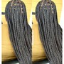 Med Box Braids- Mid Back