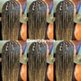 Crochet braids (box braids or senegalese)