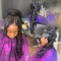 Smedium Knotless Box Braids