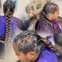 Cornrows w/Crochet back