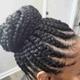 Faux Locs style