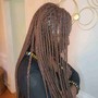 Faux Locs style