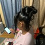 Quick weave Updo