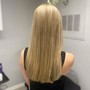 Blowout with hair extensions