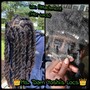 Full Head Loc Extensions Installment