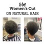 Women Cut On Natural Hair