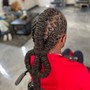 Loc retwist  with  2 strand (shoulder)