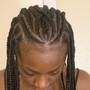 Boho box braids-knotless