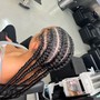 Small Knotless or Tribal Braids/Twists