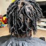 Loc Retwist Mid-Back