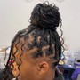 Straight back boho braids (adult ) 8- 10braids