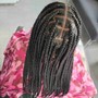 Med Knotless Individual Braids