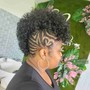 Braided Mohawk W/ added extensions