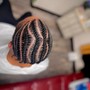 8 Feed-Ins Cornrows