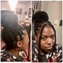 Smedium Soft Loc extension Removal and shampoo treatment