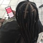 2 Feed In Braids