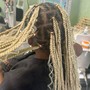 Half Feed-in/ Box Braids