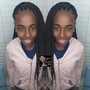 Medium Knotless Braids