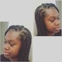 Medium Knotless Braids