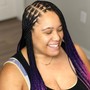 Medium curvy braids