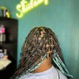 Medium/Large knotless braids. Message before booking